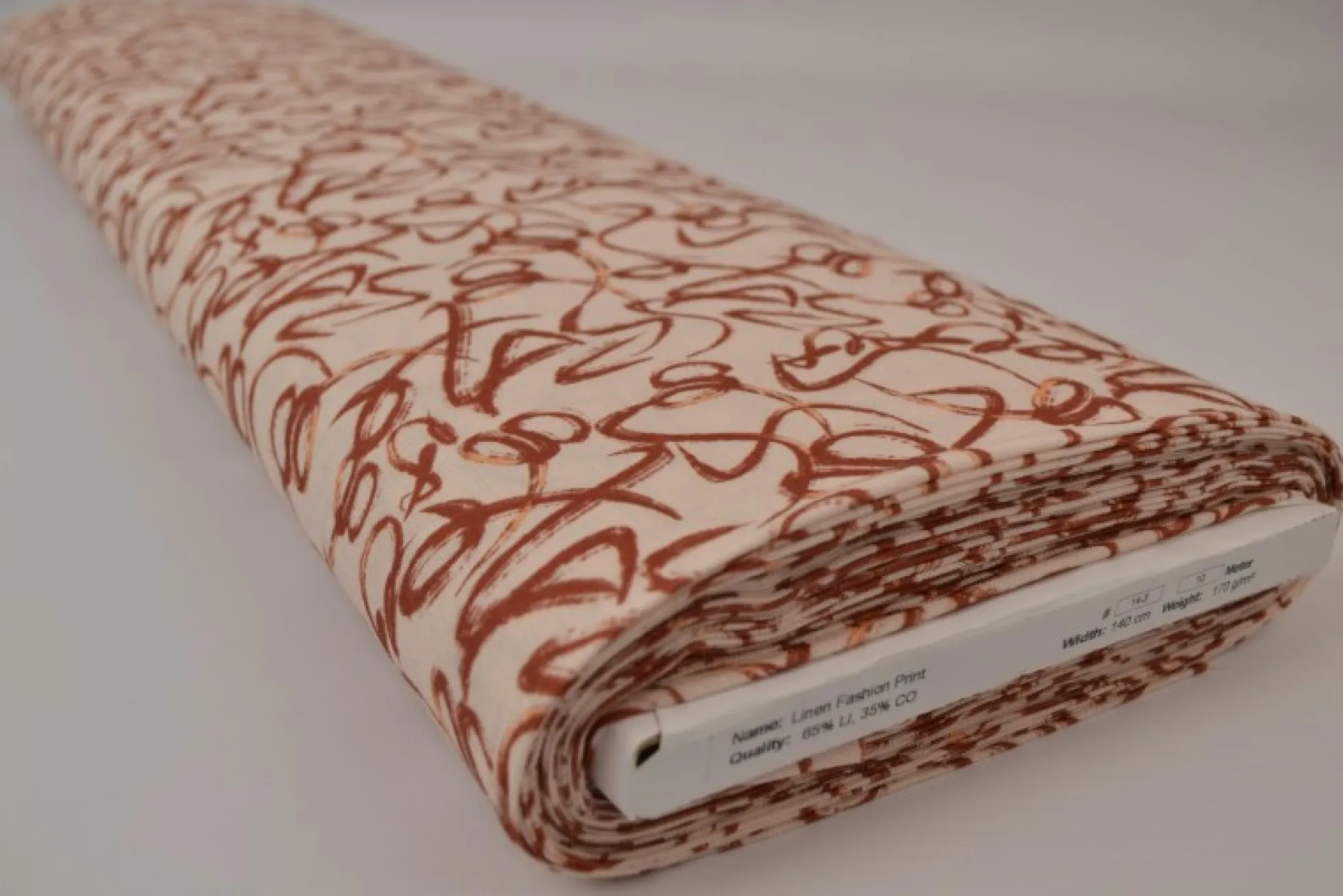 Linnen – Sketch lines copper