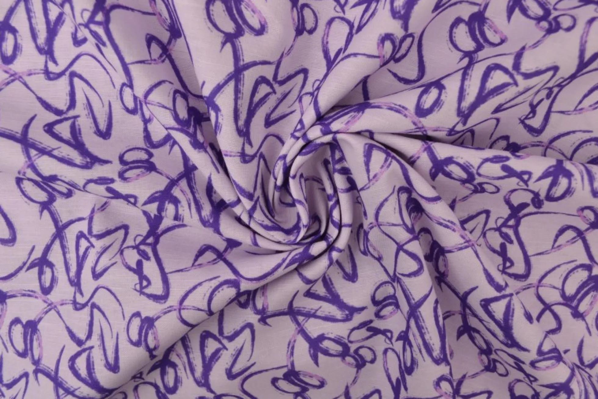 Linnen – Sketch lines lilac