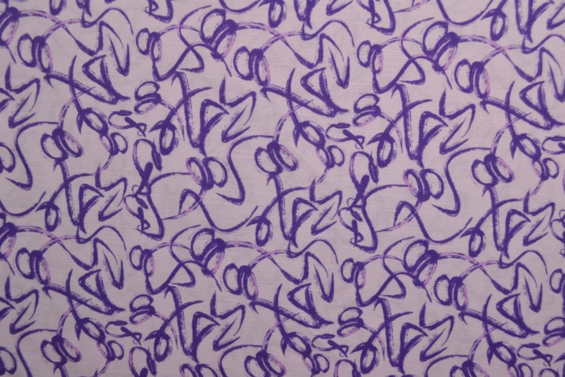 Linnen – Sketch lines lilac
