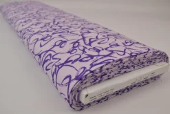 Linnen – Sketch lines lilac