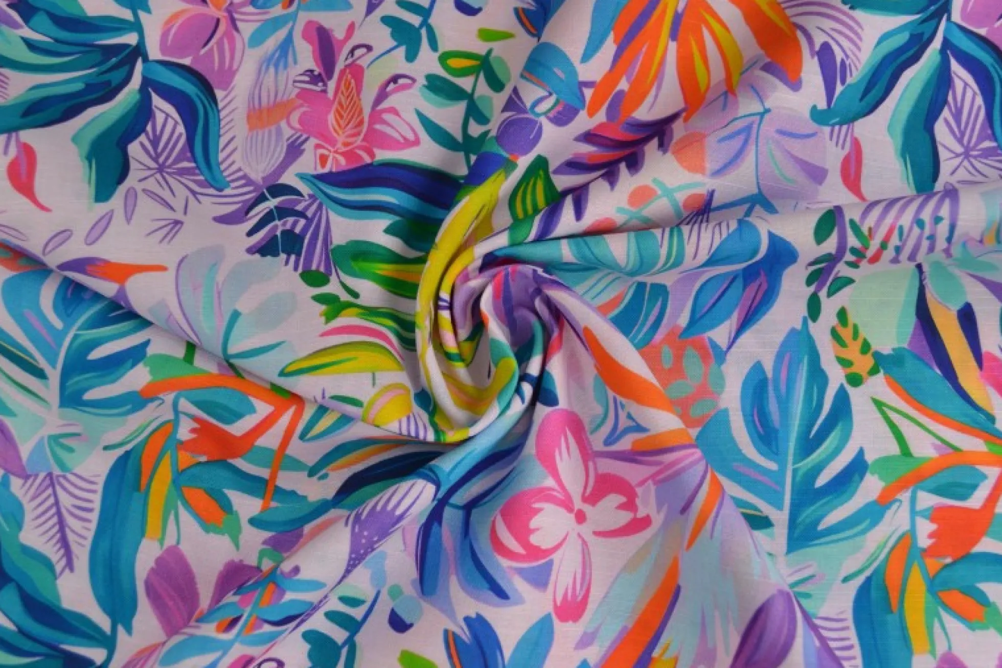 Linnen – Tropical paradise lilac