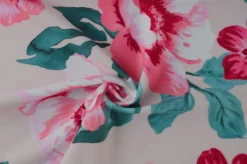 Lycra – Blooming coral green