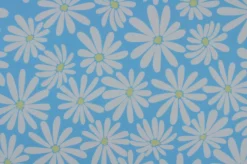 Lycra – Daisy delight aqua