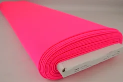 Lycra: Fluor roze shiny basic