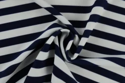 Lycra – Navy stripes