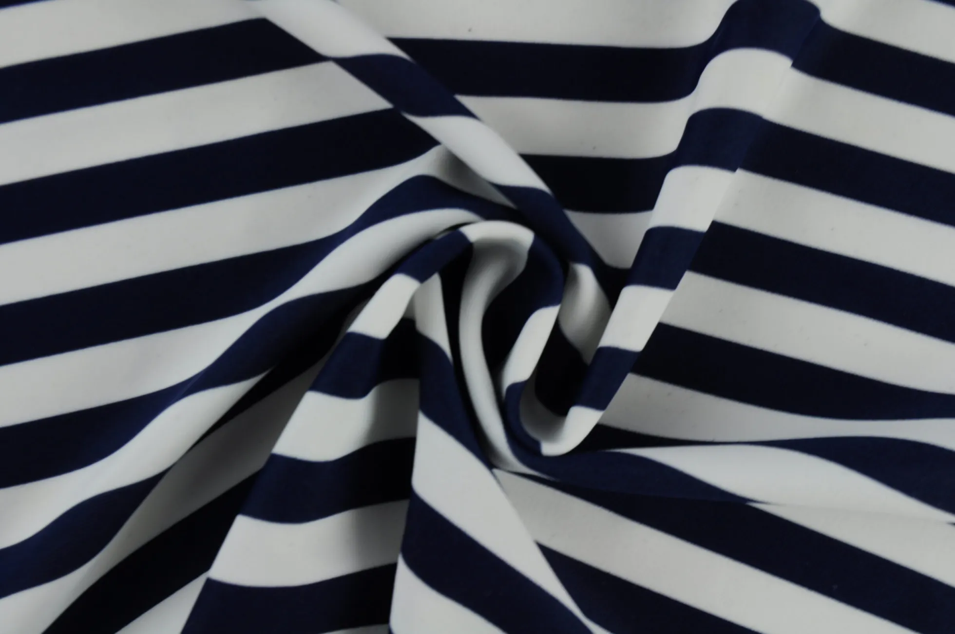 Lycra – Navy stripes