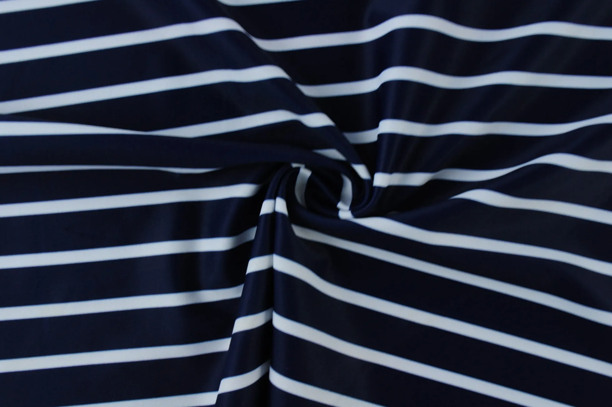 Lycra – Navy stripes