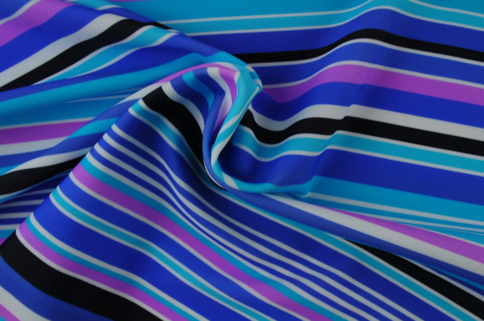 Lycra – Ocean stripes