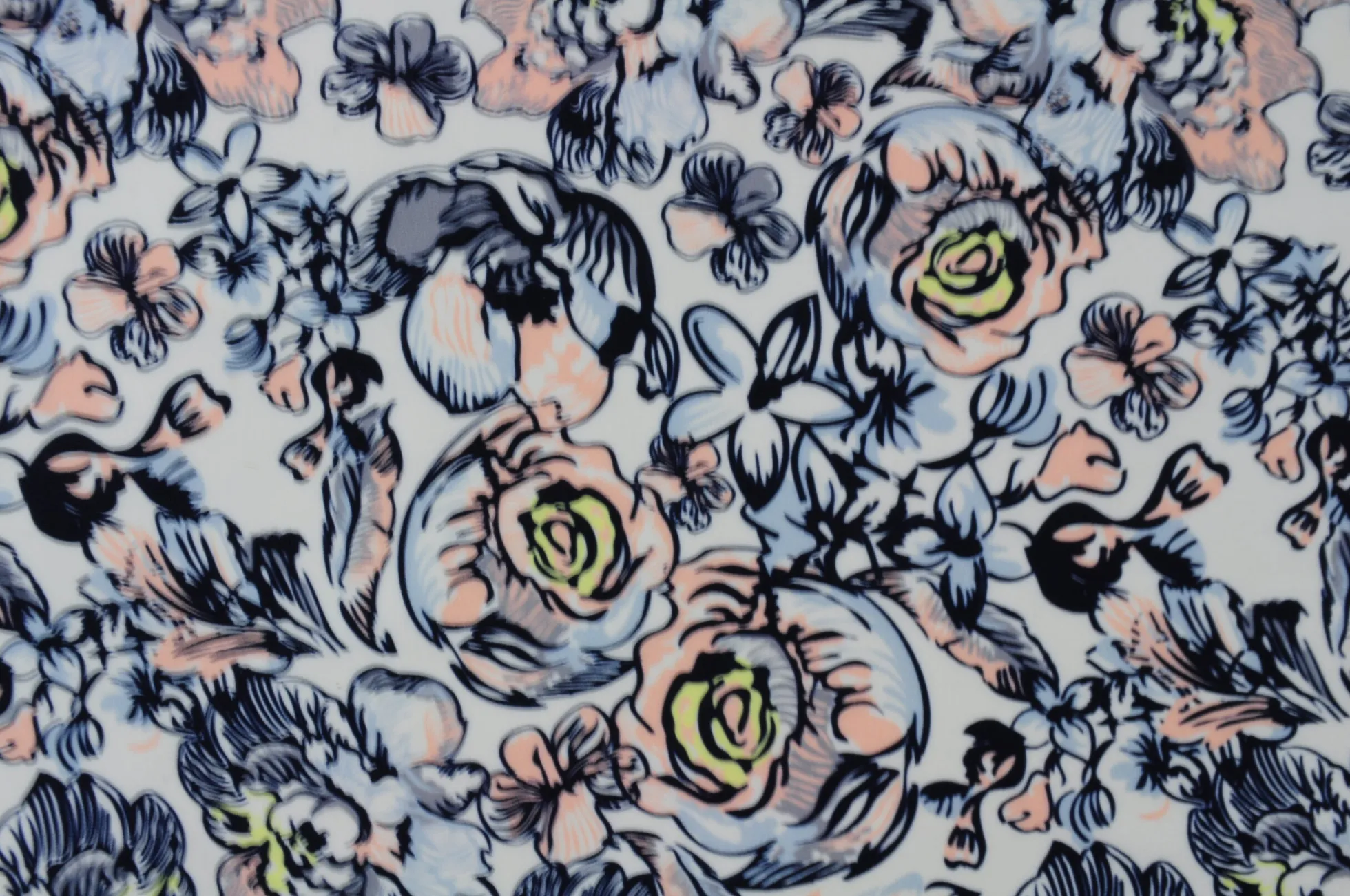 Lycra – Pastel blossom