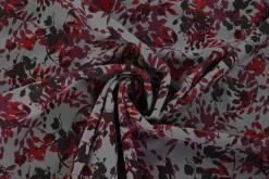 Lycra – Red / Wine red flower