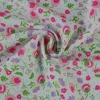 Lycra – Summer flowers on offwhite