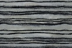 Lycra – Textured stripes grey