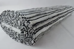 Lycra – Textured stripes grey