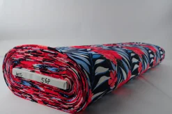 Lycra – Tropical blossom navy