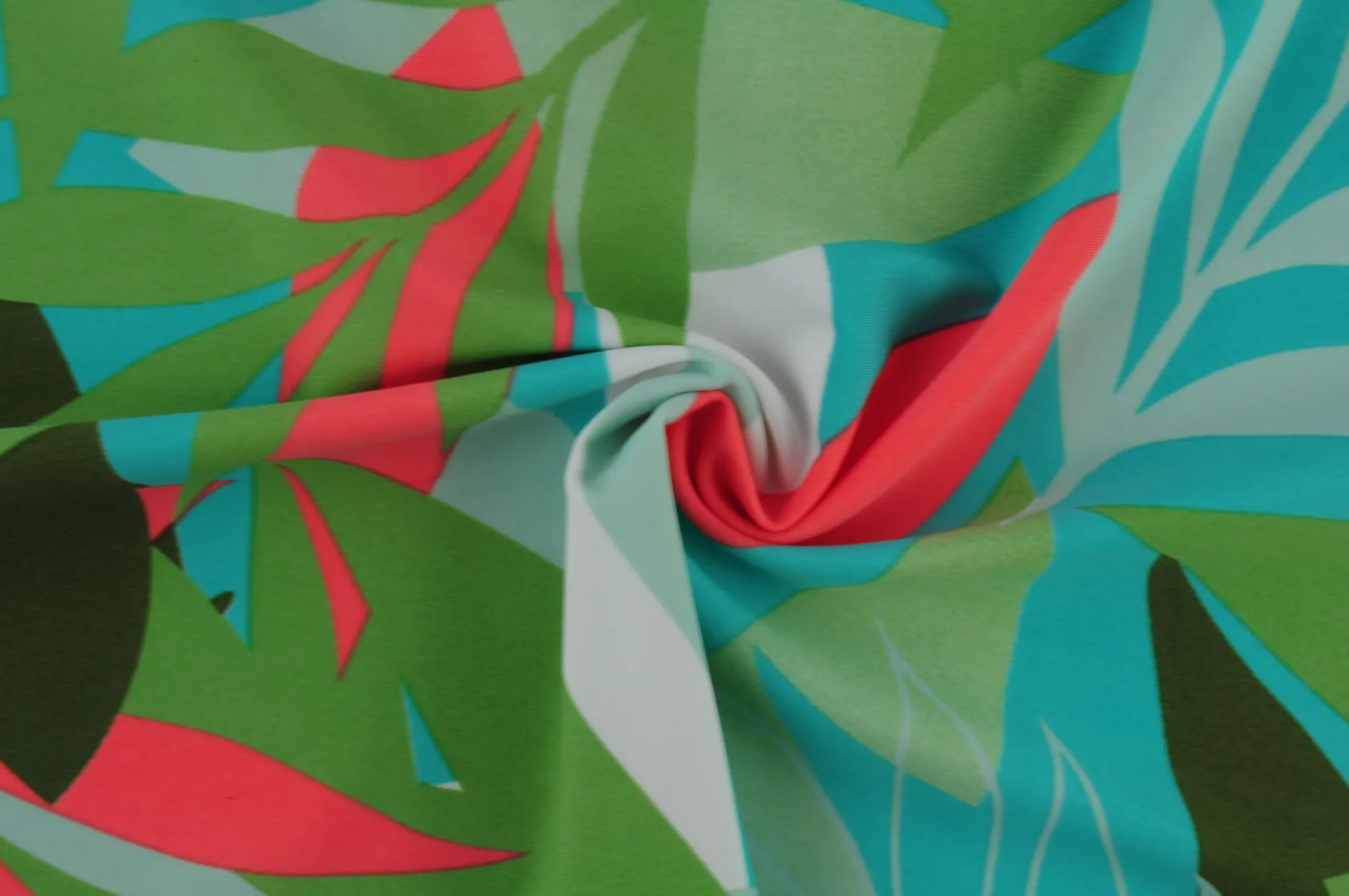 Lycra – Tropical breeze turquoise, fuchsia & green