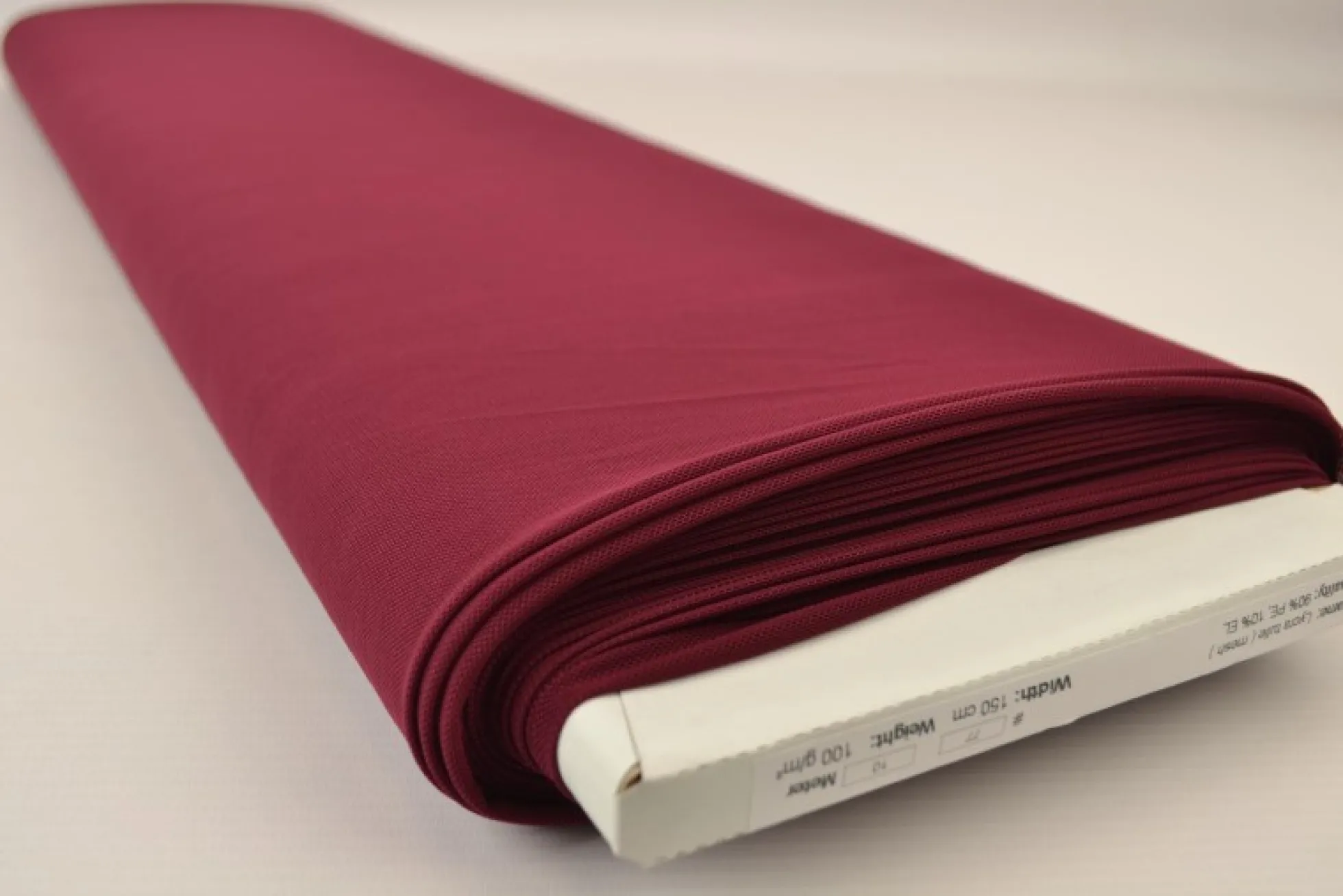 Lycra tule / Mesh – Bordeauxrood