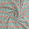 Lycra – Turquoise retro stripes