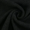 Mantelwol – Antraciet & zwart twill