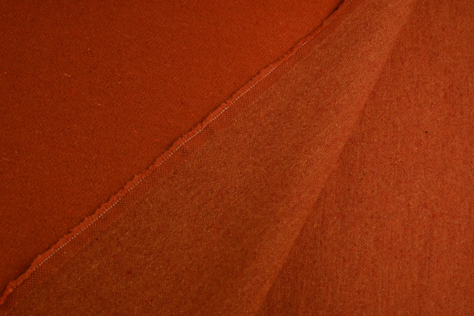 Mantelwol brushed – Brique