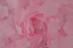 Mesh Flower – Roze geborduurd