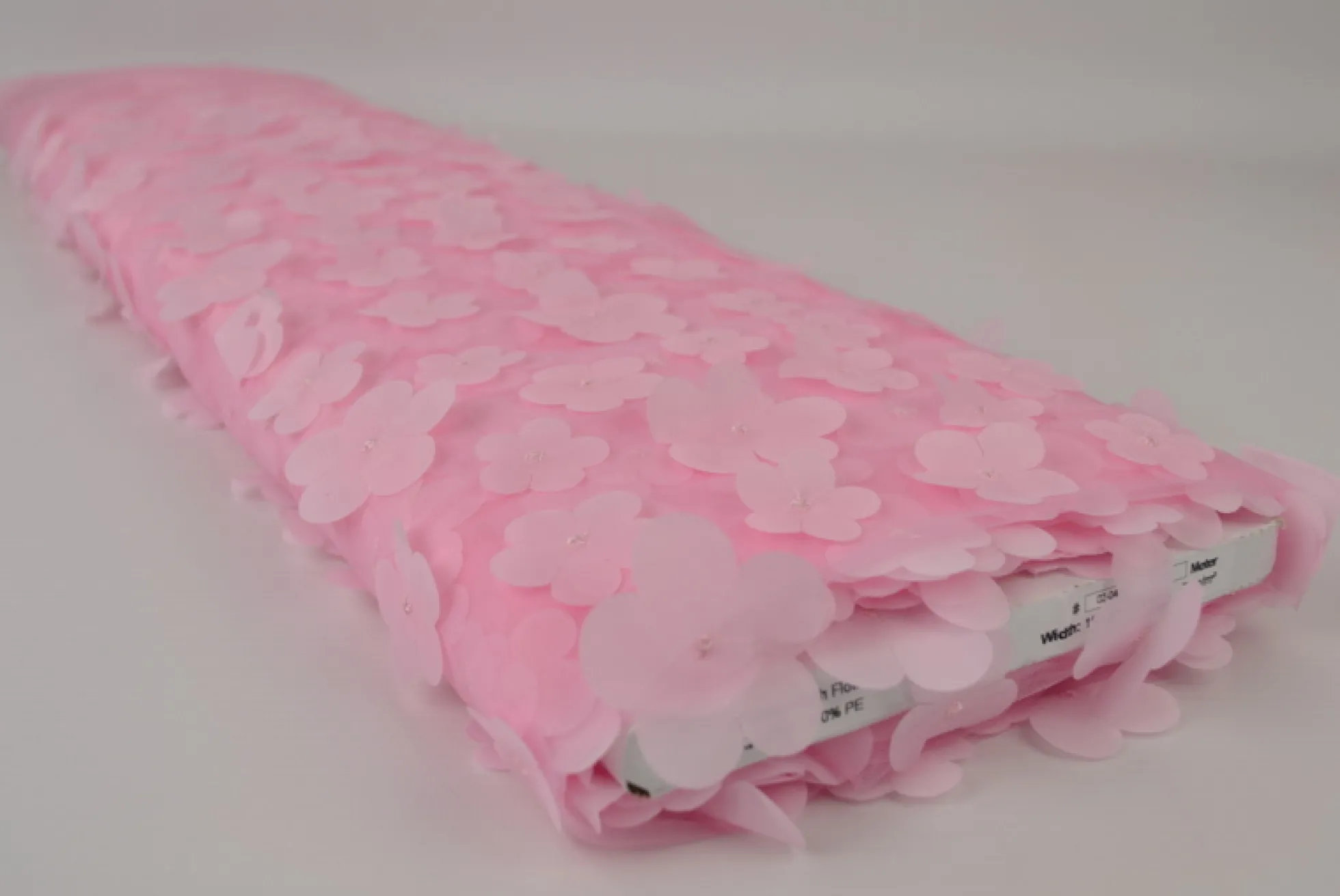Mesh Flower – Roze geborduurd