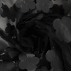 Mesh Flower – Zwart geborduurd
