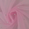 Mesh pearls – Roze geborduurd
