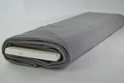 Meubelstof – Donkergrijs met beige ondergrond mohair met reliëf