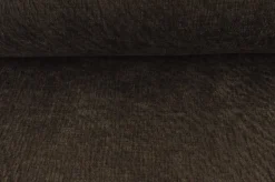 Meubelstof / Outdoor – Dark brown velours look