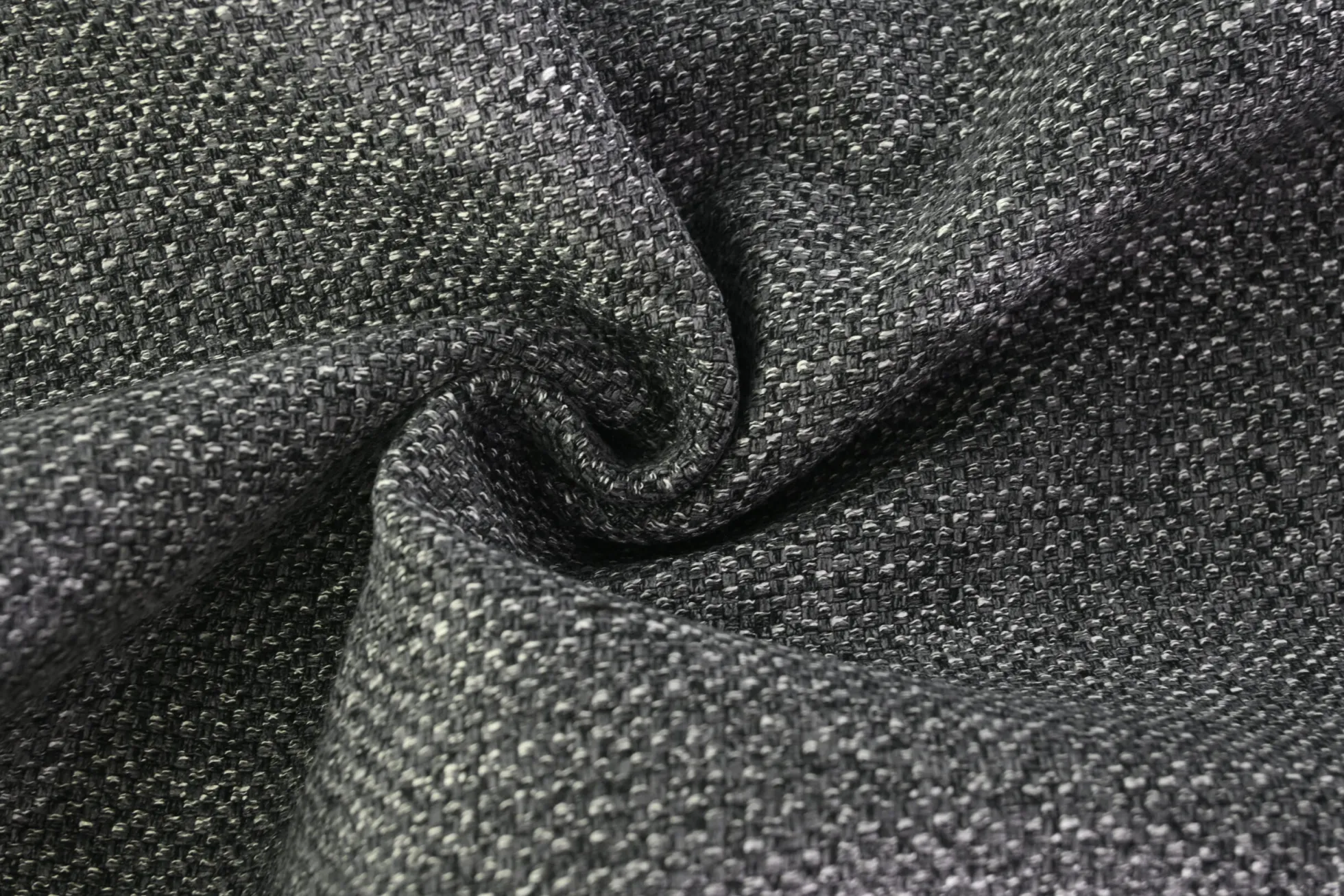 Meubelstof / outdoor – Donkergrijs melange