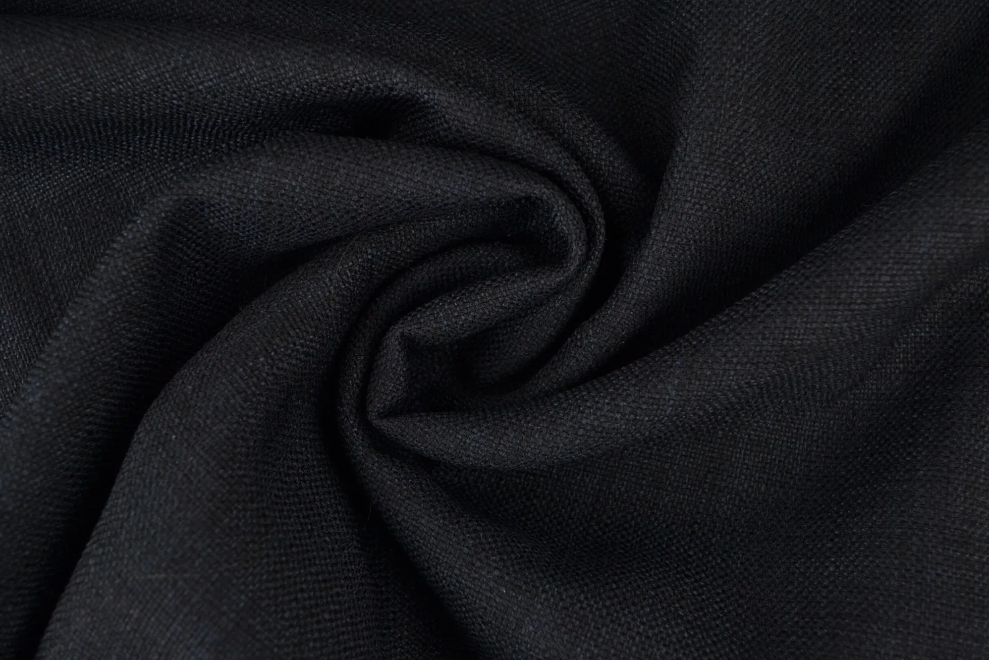 Meubelstof / outdoor – Donker navy melange linnenlook