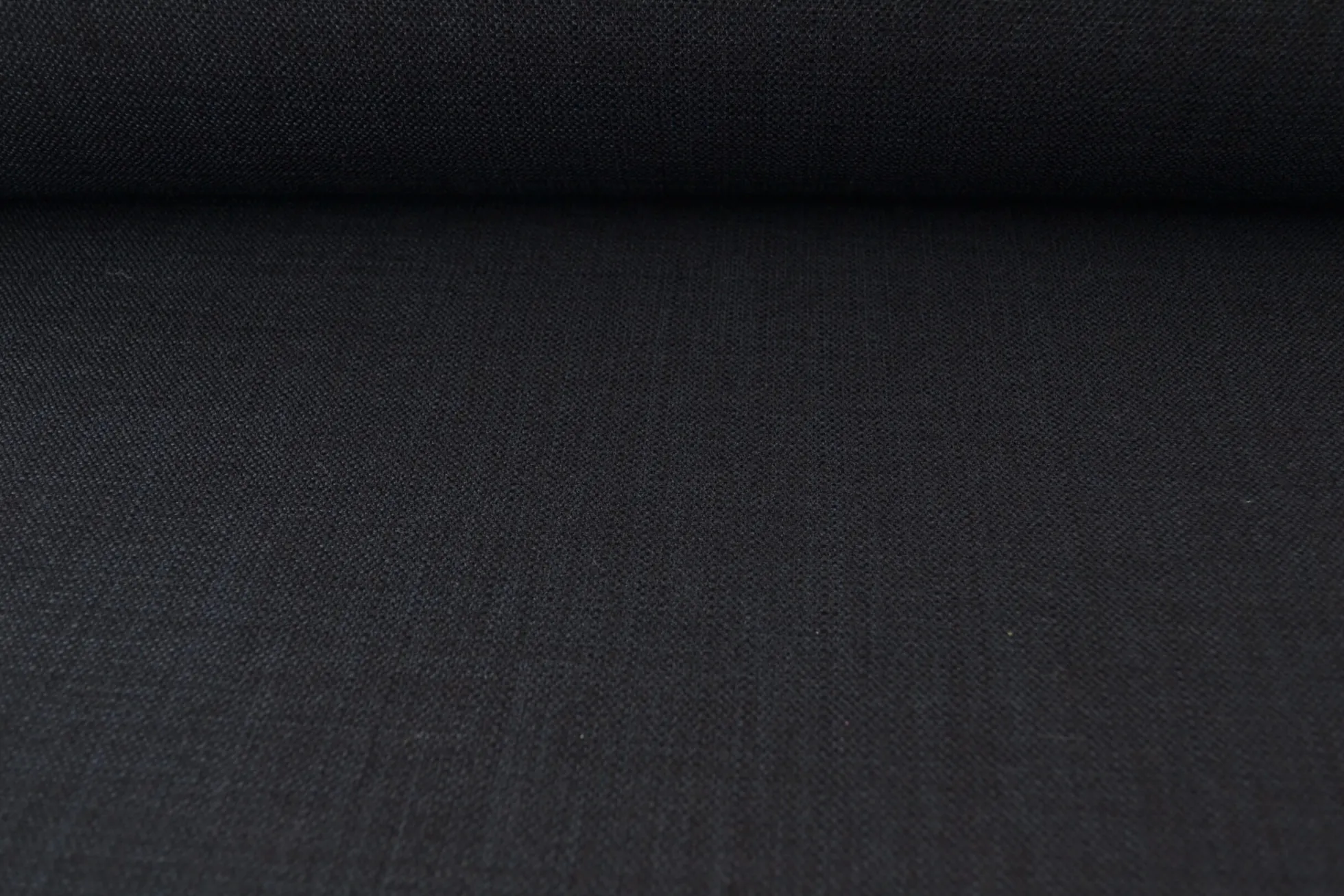 Meubelstof / outdoor – Donker navy melange linnenlook