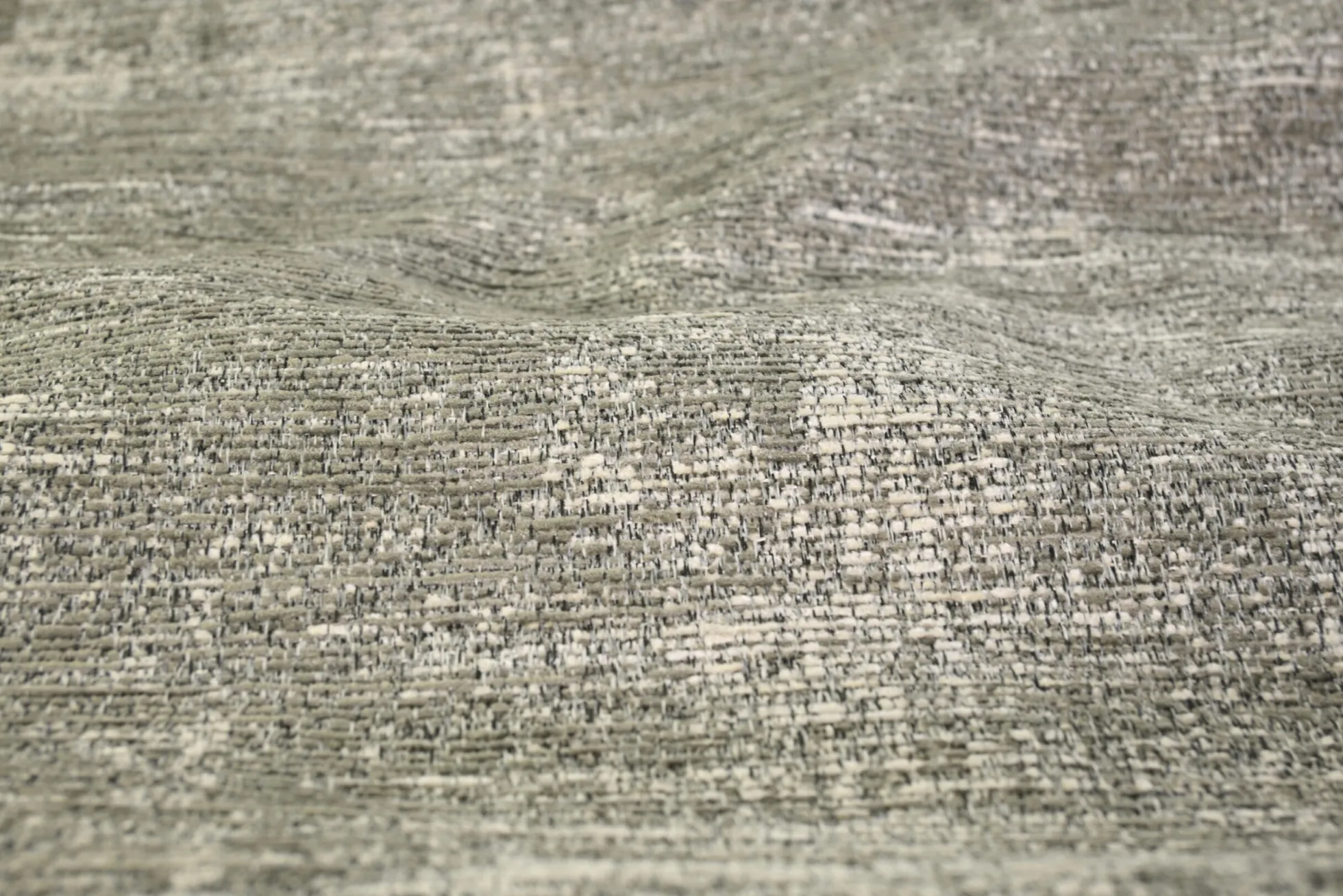 Meubelstof / outdoor – Taupe velours bouclé