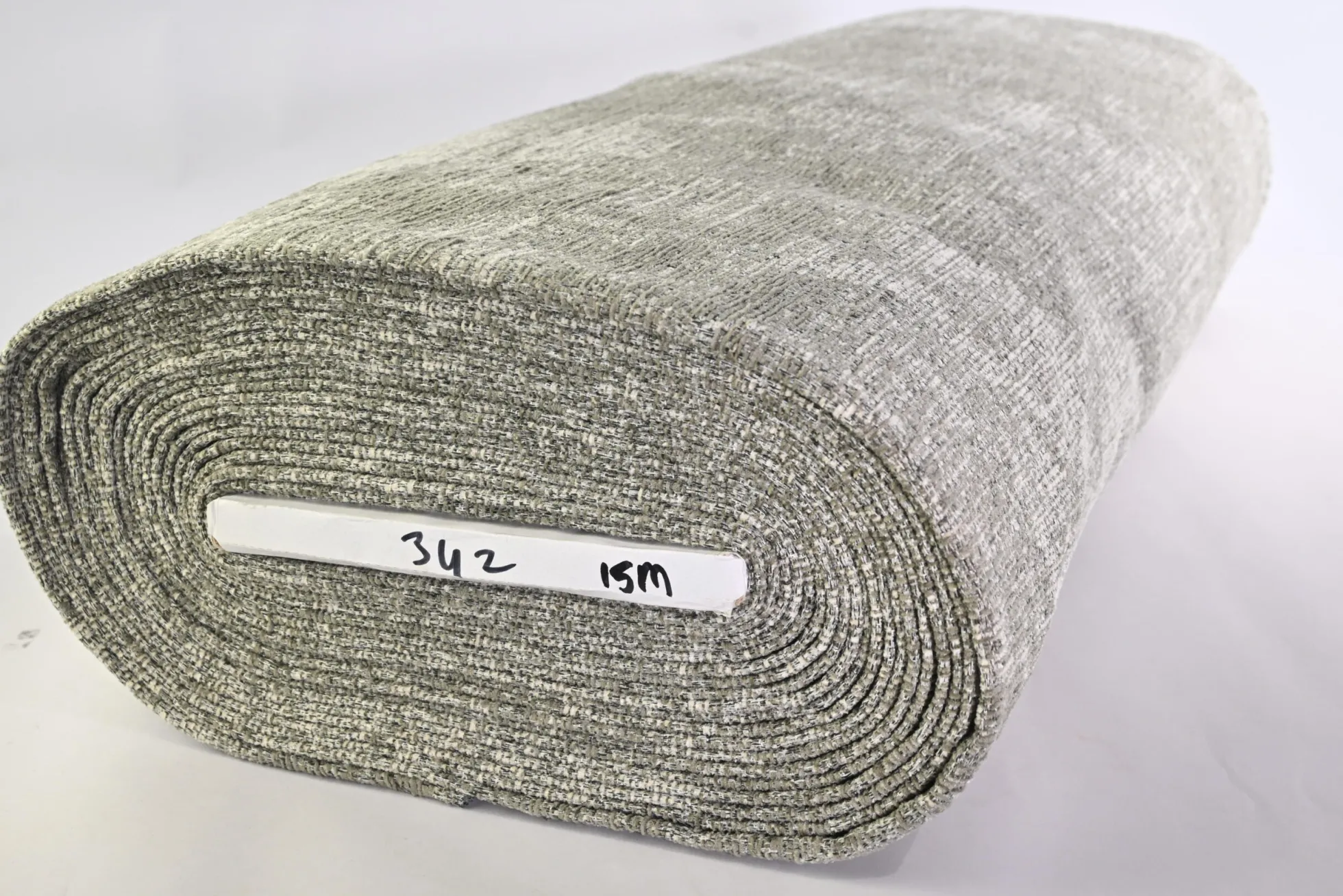Meubelstof / outdoor – Taupe velours bouclé
