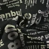 Meubelstof / Outdoor – Zwart ‘Good Time’ jacquard