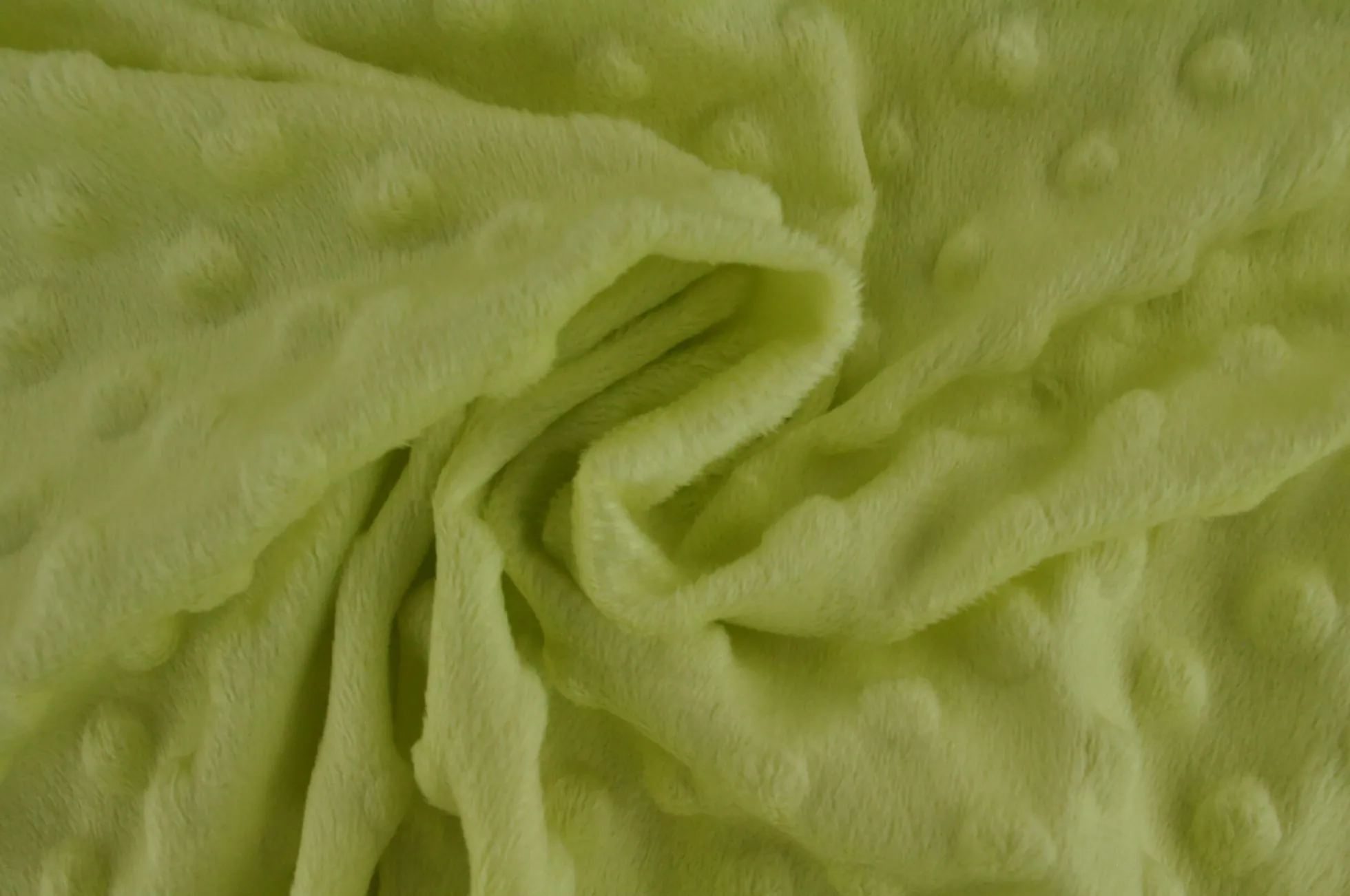 Minky fleece – Zacht geel