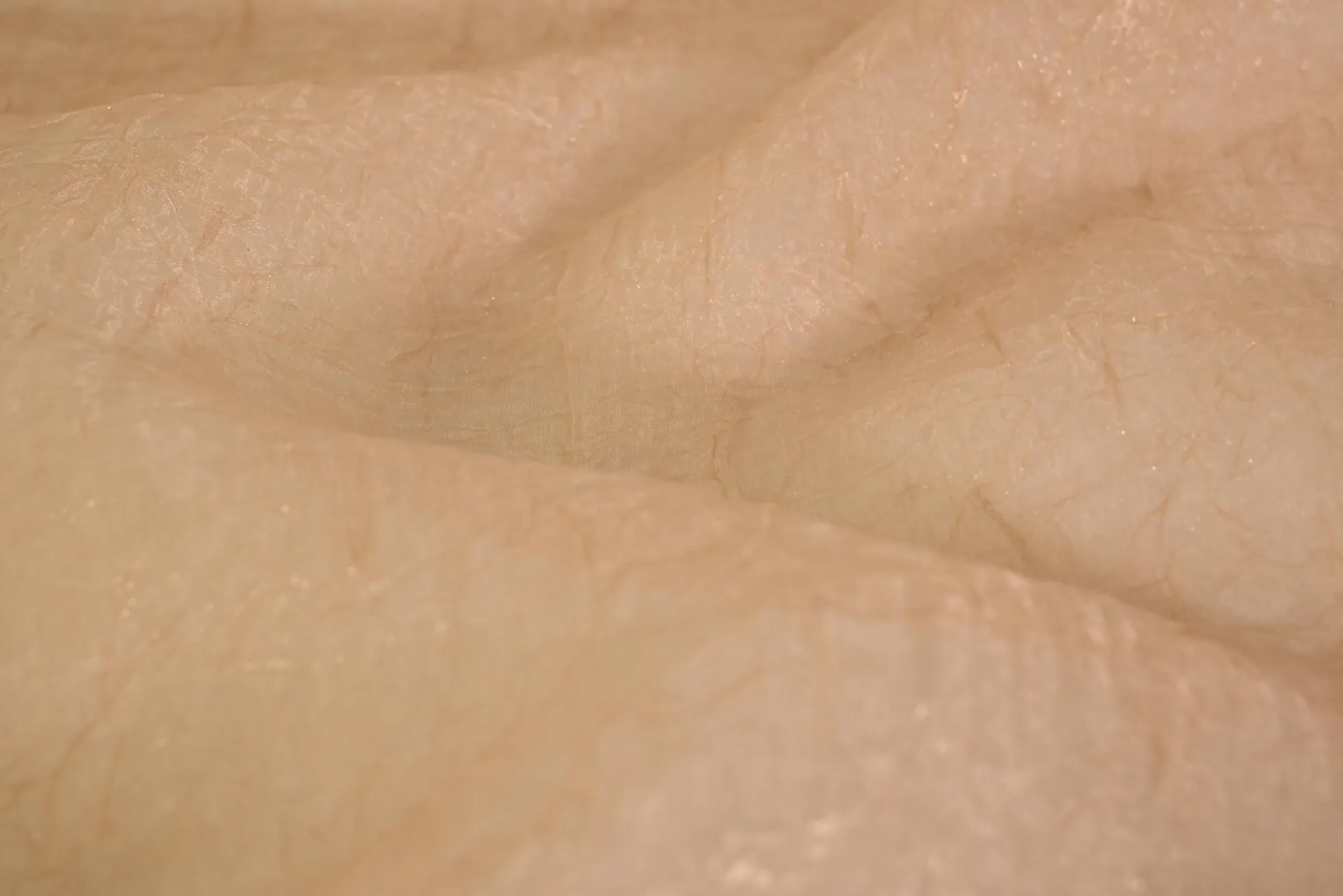 Organza crinkle – Beige