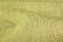 Organza crinkle – Donker limegroen