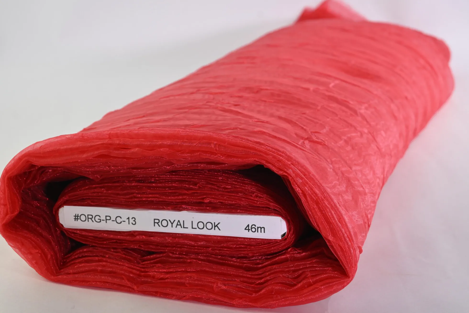 Organza crinkle – Rood