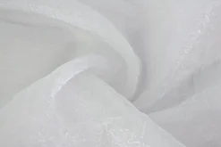 Organza crinkle – Zilvergrijs