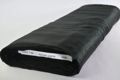 Organza two-tone crêpe – Zwart