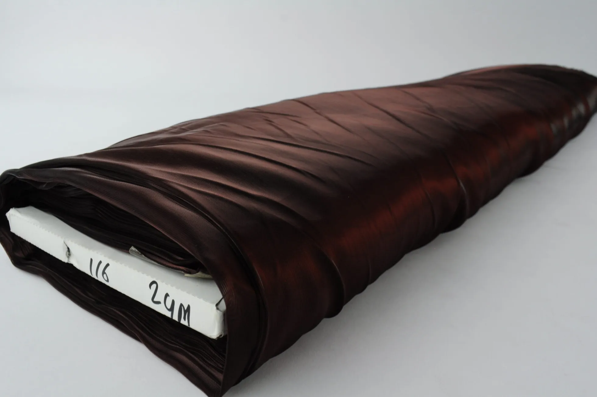 Organza two-tone – Kastanjebruin – Rol 46m x 150cm