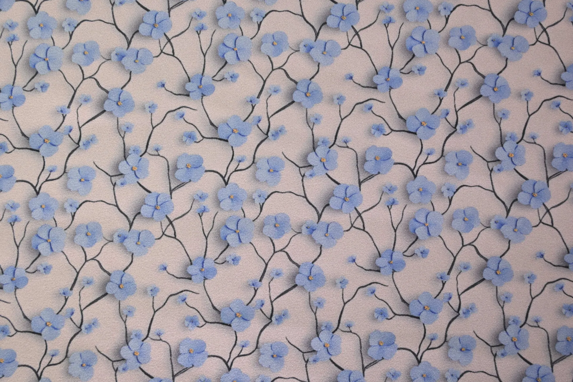 Scuba jogging – Light blue flowers