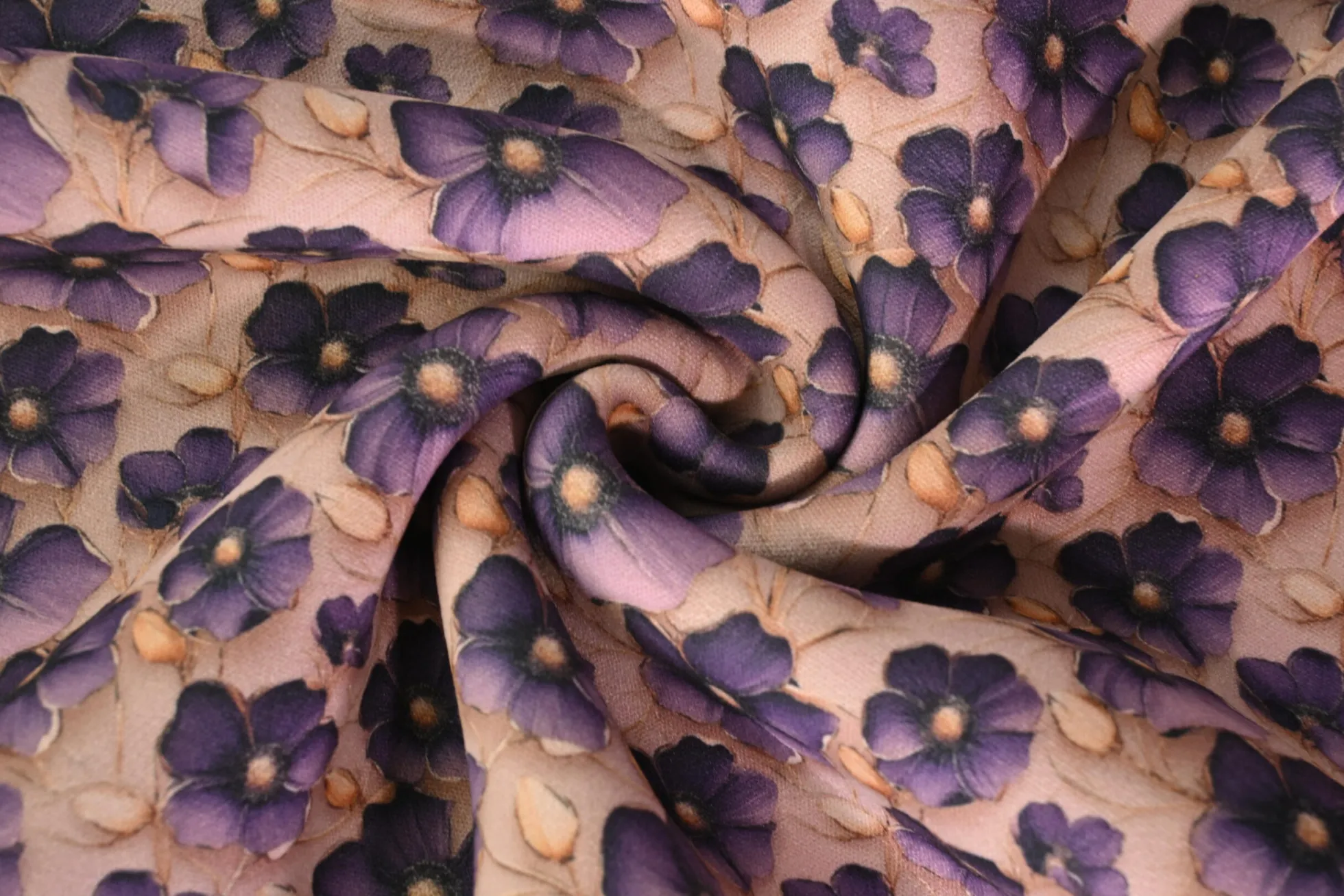 Scuba jogging – Purple flowers
