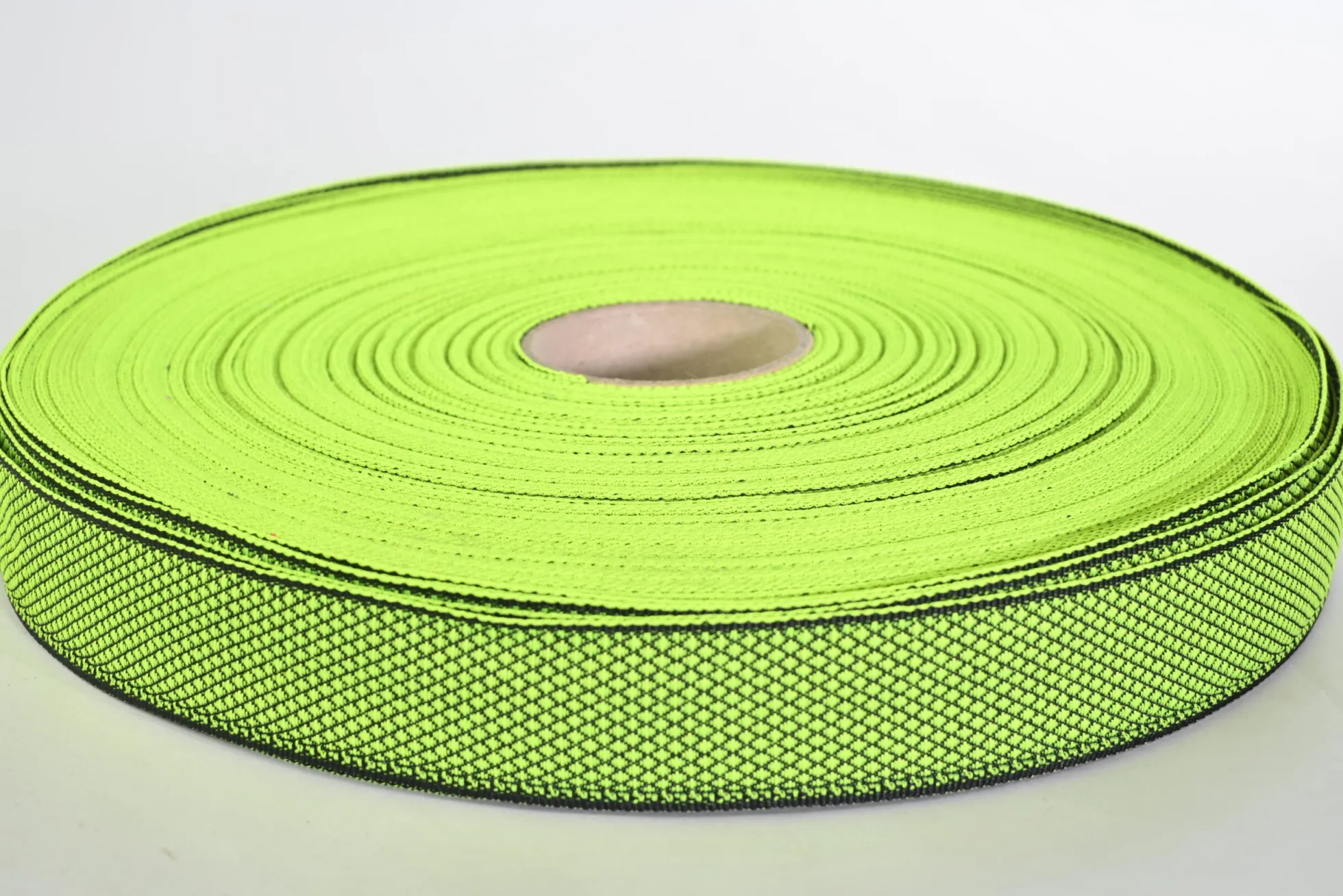 Singelband – Fluor limegroen & zwart – 32mm