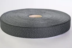 Singelband – Zwart jeanslook – 40mm
