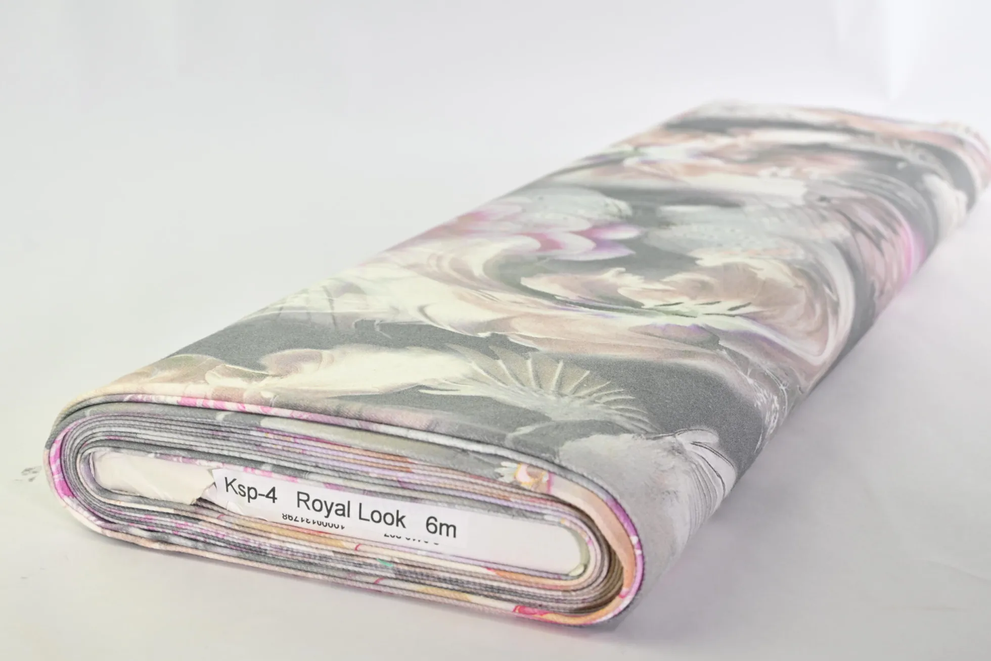 Stretch katoen – Aquarel grey & taupe