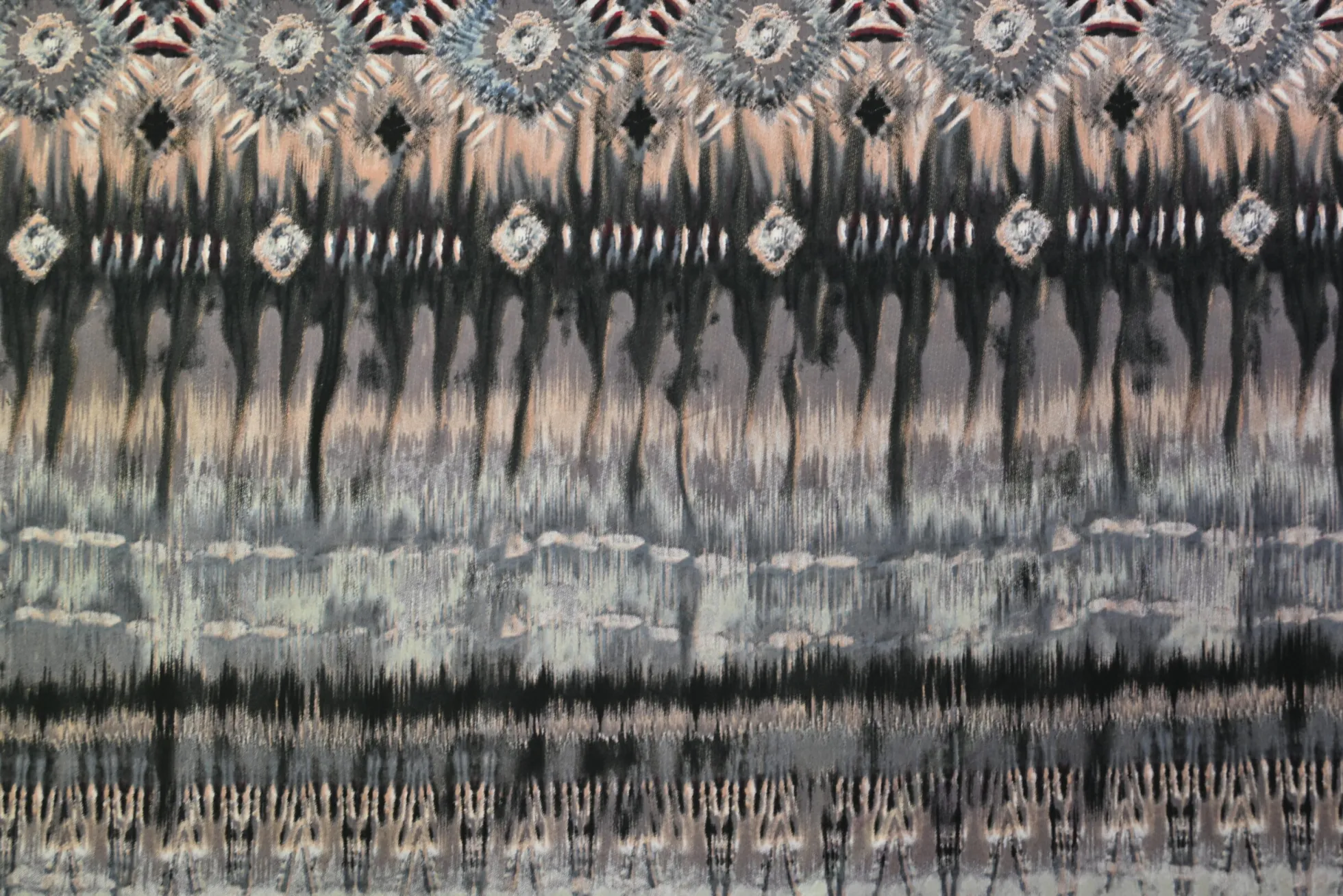 Stretch katoen – Aztec grey
