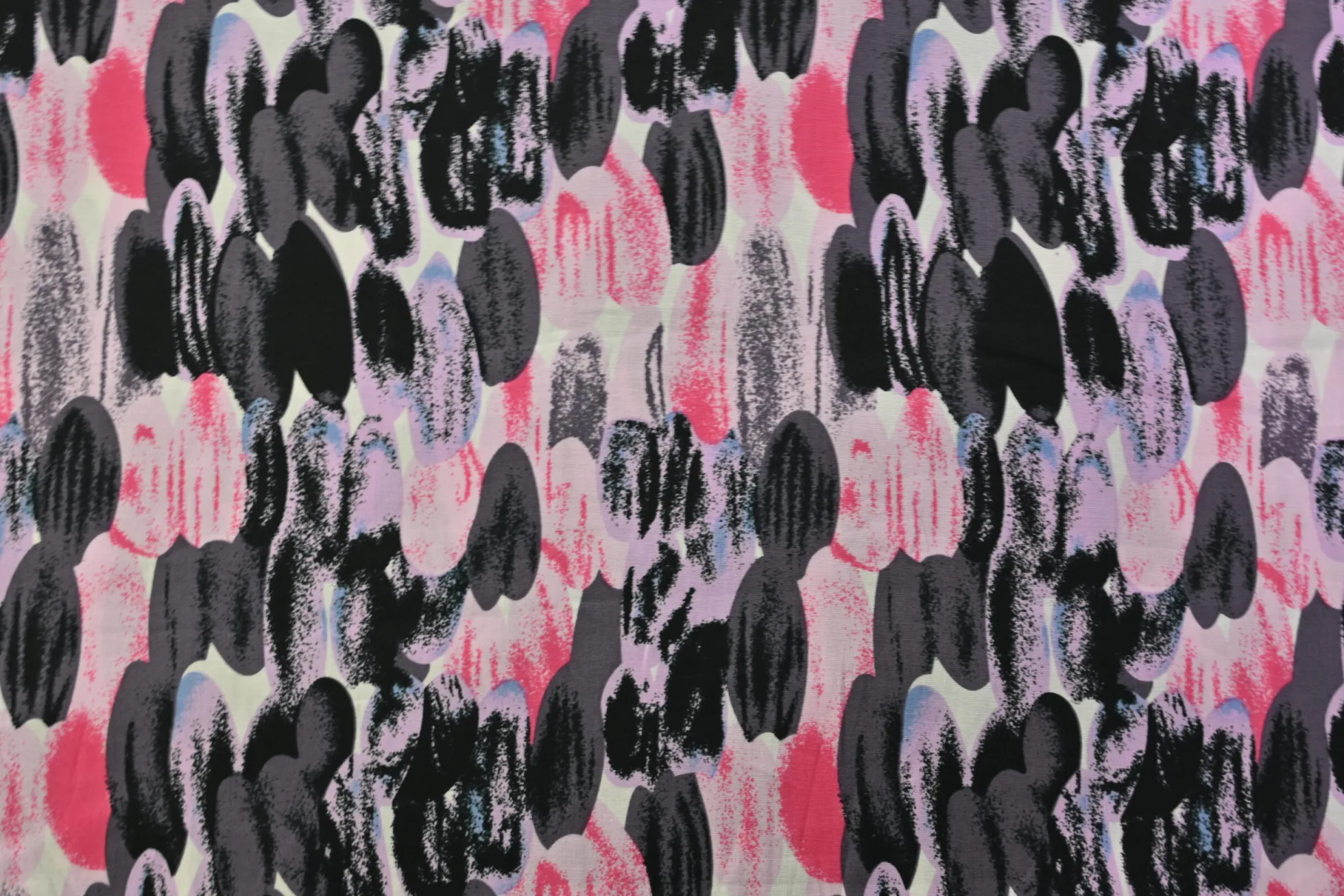 Stretch katoen – Brushstroke pink