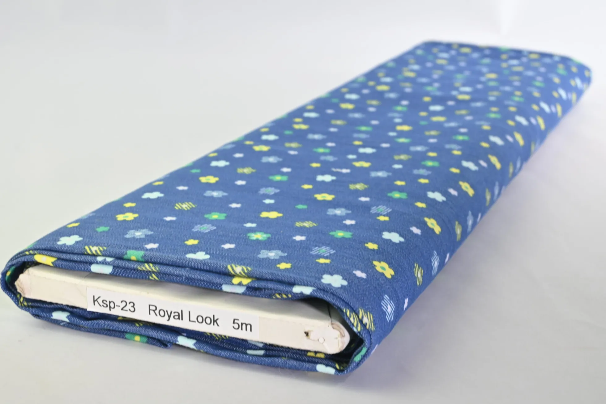 Stretch katoen – Floral denim